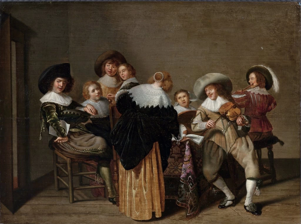 Una festa musicale - Narodni Galerie, Prague